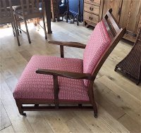 F1033 ANGLO INDIAN ROSEWOOD ARMCHAIR