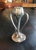 OI101 LIBERTY TUDRIC POLISHED PEWTER VASE