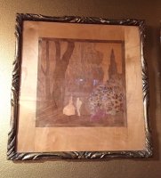 W797 ROWLEY GALLERY FRAMED INLAY WOOD PANELS