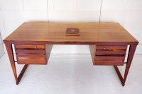 F1071 DANISH ROSEWOOD DESK BY KAI KRISTIANSEN