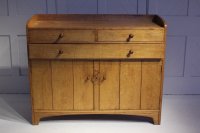 F1062 ARTS & CRAFTS OAK SIDEBOARD BY AMBROSE HEAL