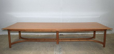 F721 LARGE OAK REFECTORY TABLE