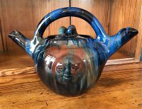 OI1068 ARTS & CRAFTS POTTERY TEAPOT BY ELTON