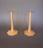 OI814 BARNSLEY WORKSHOP CANDLESTICKS