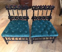 F850 AESTHETIC MOVEMENT PAIR OF SIDE CHAIRS