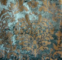 M34 WATTS BORGHESE VELVET ANTIQUE TEAL