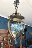 OI1095 ARTS & CRAFTS HANGING LANTERN