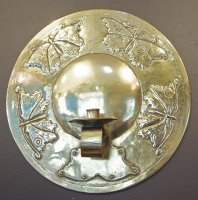 OI870 SCOTTISH BRASS WALL SCONCE