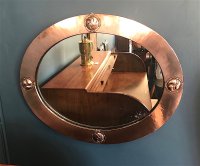 OI1062 COPPER FRAMED MIRROR LIBERTY & CO